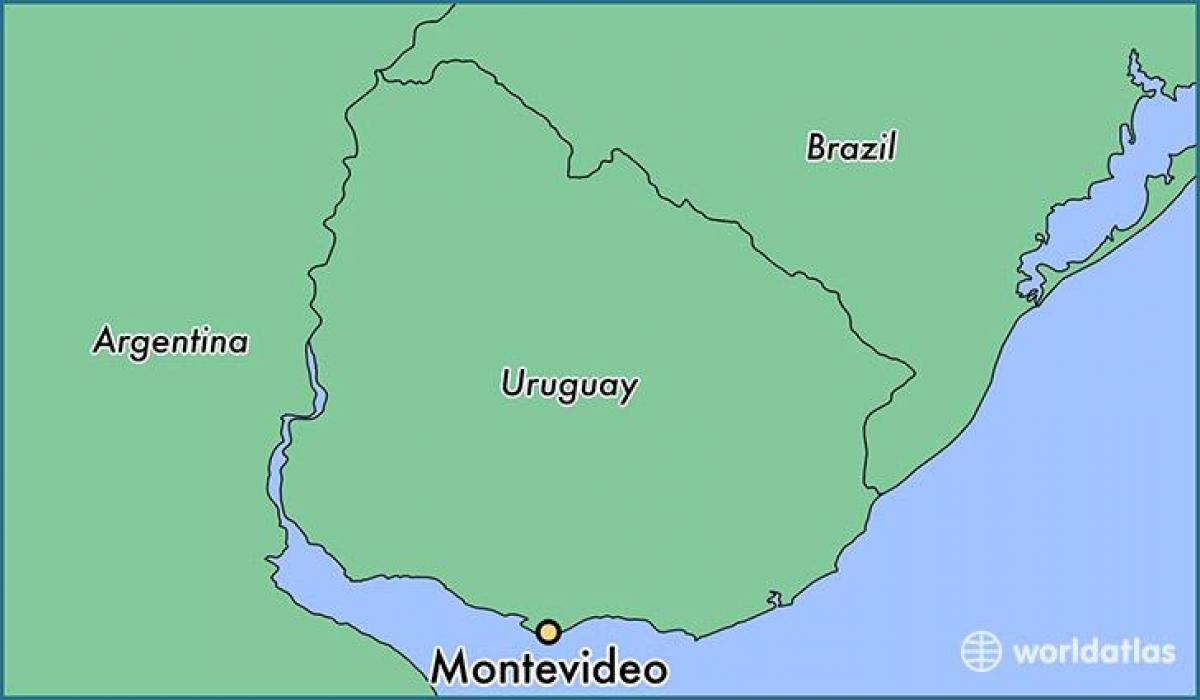 Harta e montevideo Uruguay