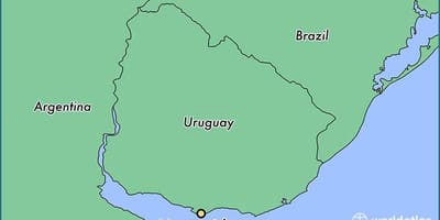 Harta e montevideo Uruguay