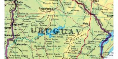 Harta e Uruguajit