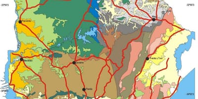 Harta e Uruguajit klimës 